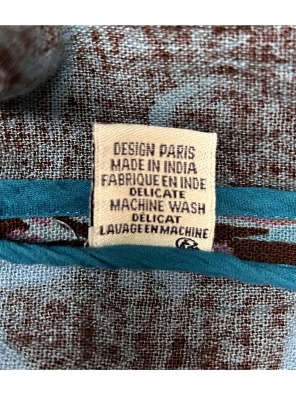 Inouï Small Brown Vintage Women’s Tropical Button-Up Shirt/Jacket 100% Cotton - Picture 7 of 14